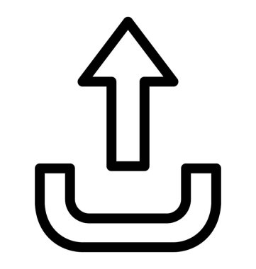 Satır vektör simgesi yükle