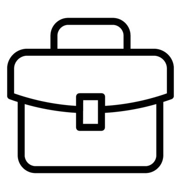 Portföy satırı vektör simgesi