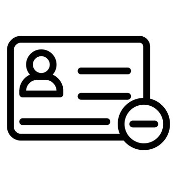 Kart çizgi vektör simgesini Kaldır