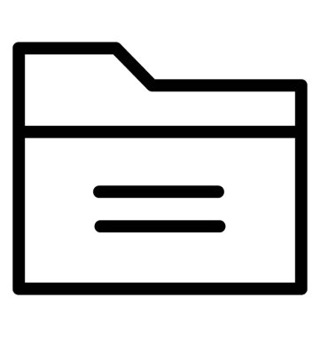 dizin satırı vektör simgesi