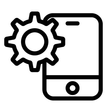 API satırı vektör simgesi