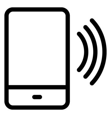 Mobil ses hattı vektör simgesi