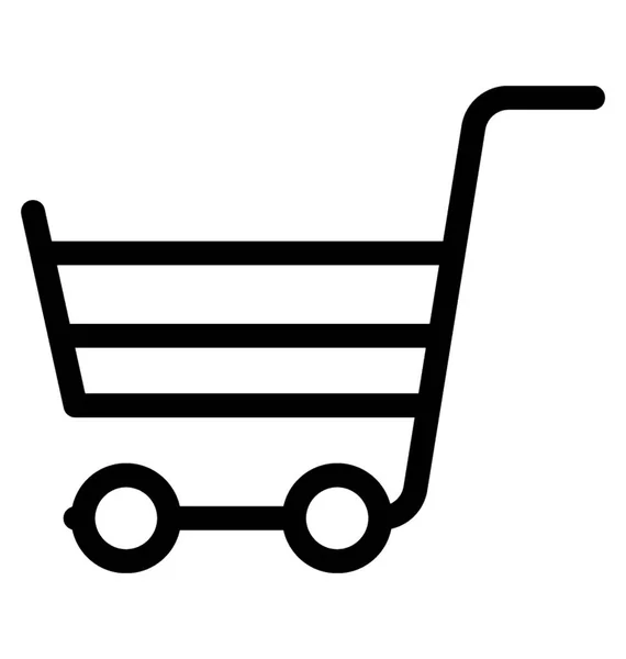 Trolley lijn Vector Icon — Stockvector