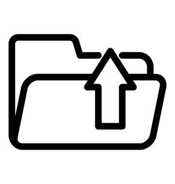 Satır vektör simgesi yükle