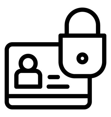 koruma satırı vektör simgesi