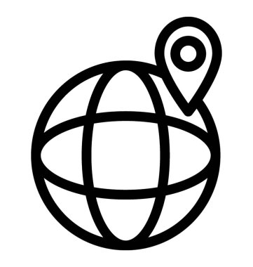 Çizgi vektör simge