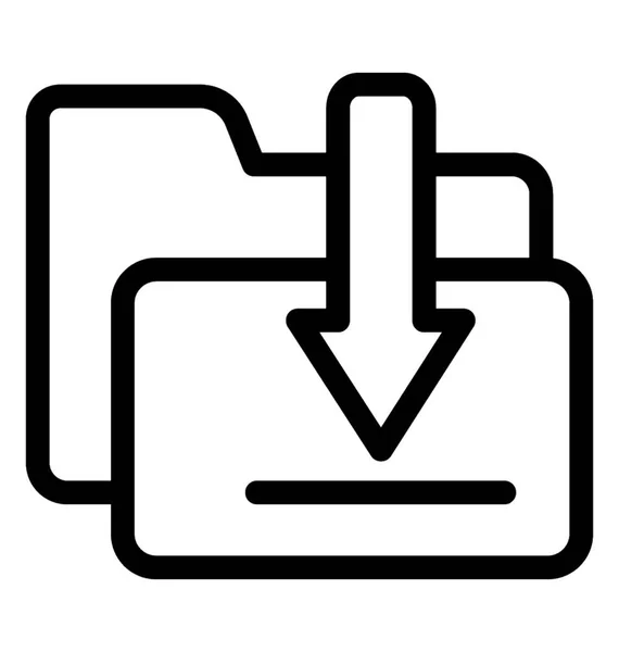 Download Line Vector Icon — Stock Vector