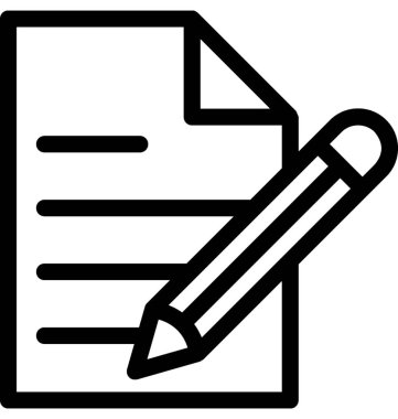 İmza vektör simgesi