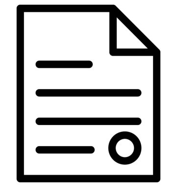 Sözleşme vektör simgesi