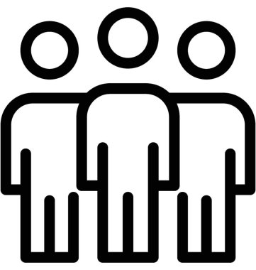 Öğrenciler vektör simgesi