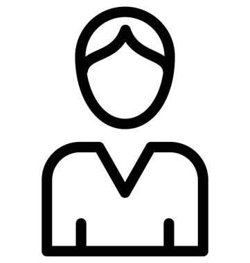 Okul çocuğu vektör simgesi