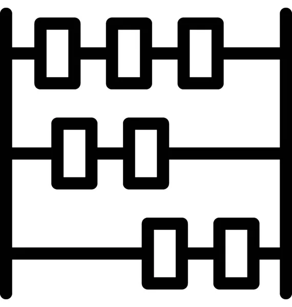 Abacus vector pictogram — Stockvector
