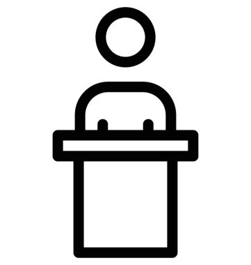 Konuşma vektör simgesi