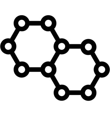 Atom vektör simgesi