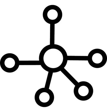 Atom vektör simgesi