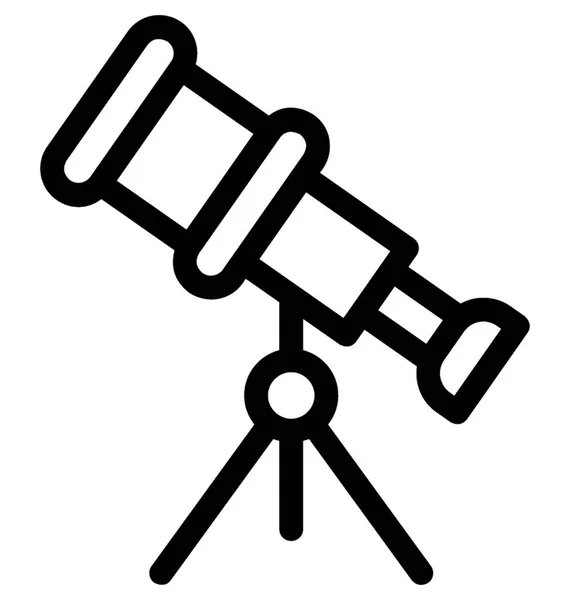 Icona vettoriale telescopio — Vettoriale Stock