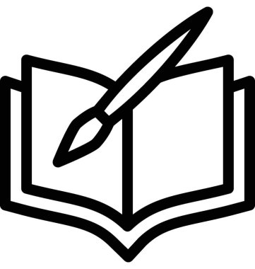 Notlar vektör simgesi