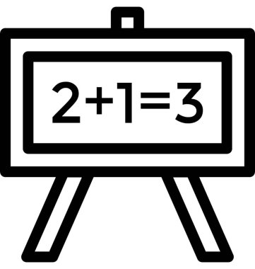 Beyaz tahta vektör simgesi