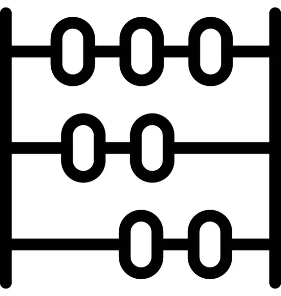 Abacus vector pictogram — Stockvector