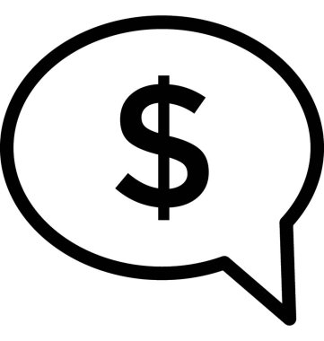 İş Talk vektör simgesi