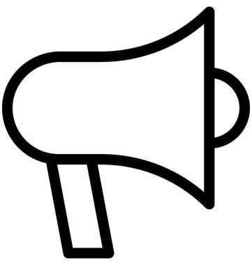 Megafon vektör simgesi