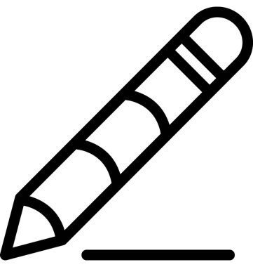 Kalem vektör simgesi
