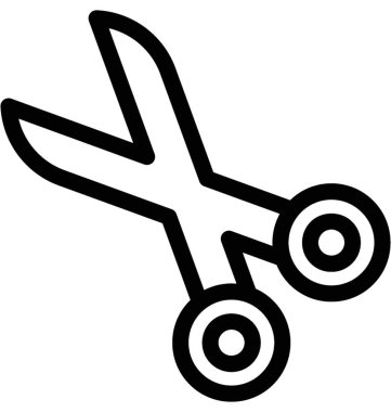 Makas vektör simgesi