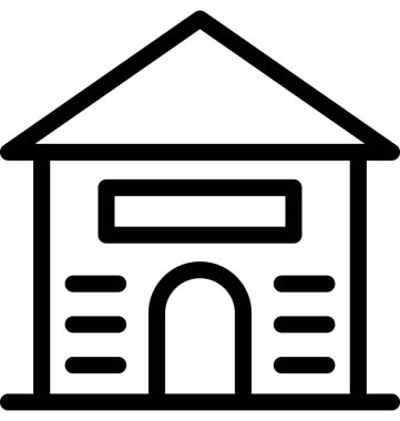 Okul vektör simgesi