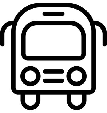 okul yolu vektör simgesi