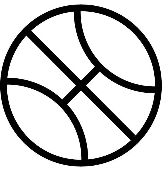 バスケット ボール ベクトル アイコン — ストックベクタ
