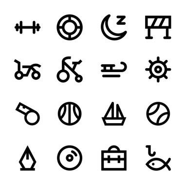 Faaliyet vektör simgeleri 1