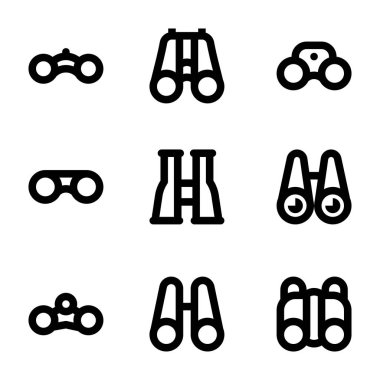 Dürbün vektör simgeler 1