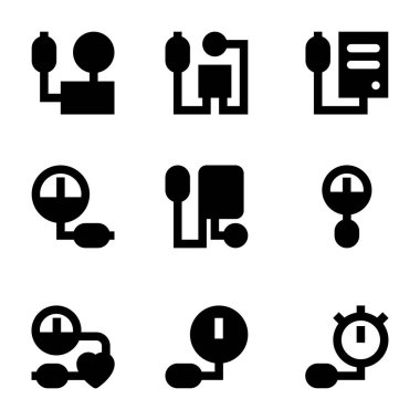 Kan basıncı vektör simgeler 2