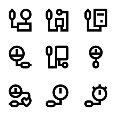 Kan basıncı vektör simgeler 1