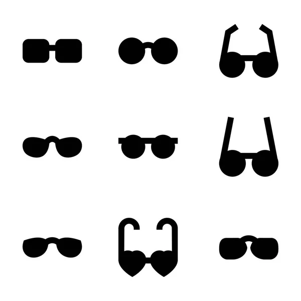 Gafas Vector Iconos 2 — Archivo Imágenes Vectoriales
