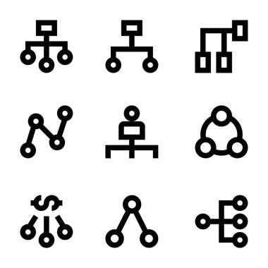 Hiyerarşi vektör simgeler 1