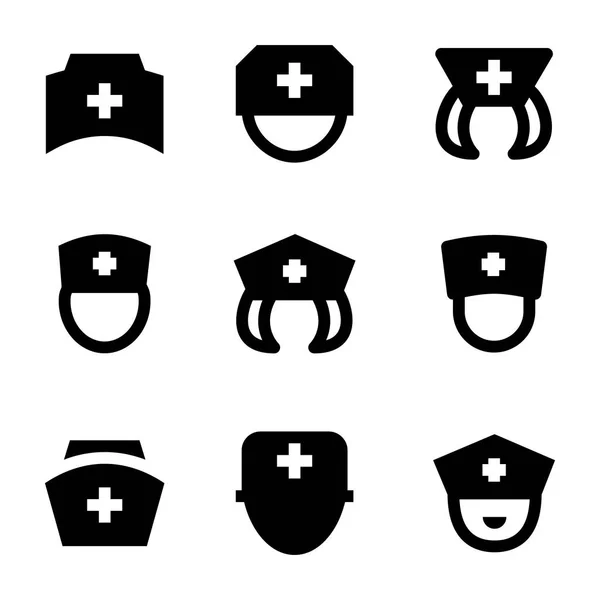Krankenschwester Vektor Symbole 2 — Stockvektor