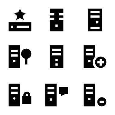 Sunucu vektör simgeler 2