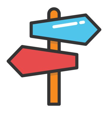 Işaret vektör simgesi