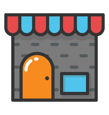 Mağaza vektör simgesi