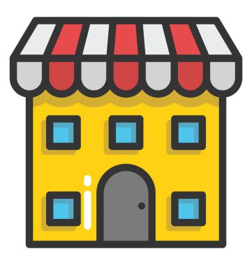 Mağaza vektör simgesi