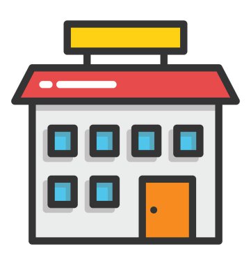 Mağaza vektör simgesi