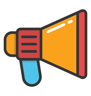 Duyuru vektör simgesi