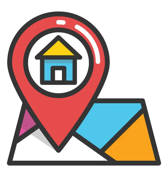 Home Localización Vector Icono — Vector de stock