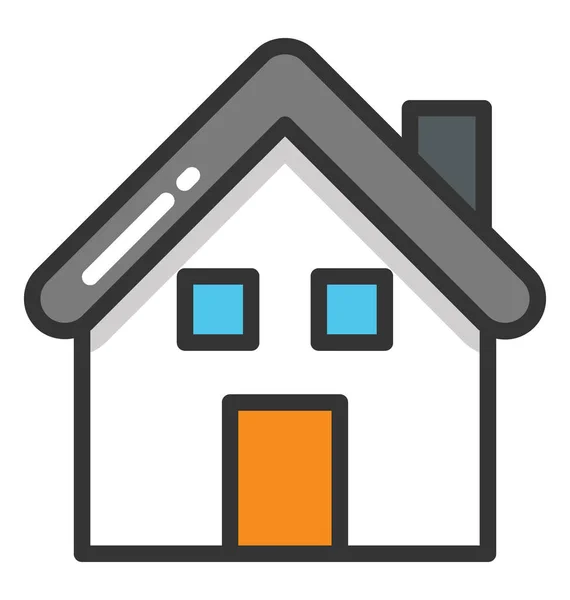Cottage Vector Icon — Stock Vector