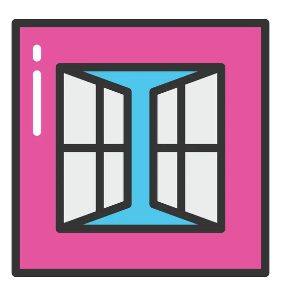 Inicio ventana vector icono — Vector de stock