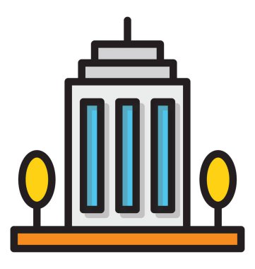 Gökdelen vektör simgesi