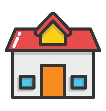 Villa vektör simgesi