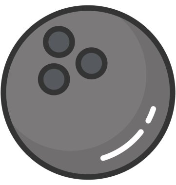 sokakta top vektör simgesi