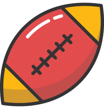 Rugby vektör simgesi